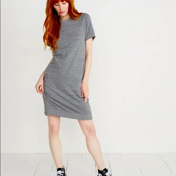 marine layer t shirt dress Beach Terry Dress In White